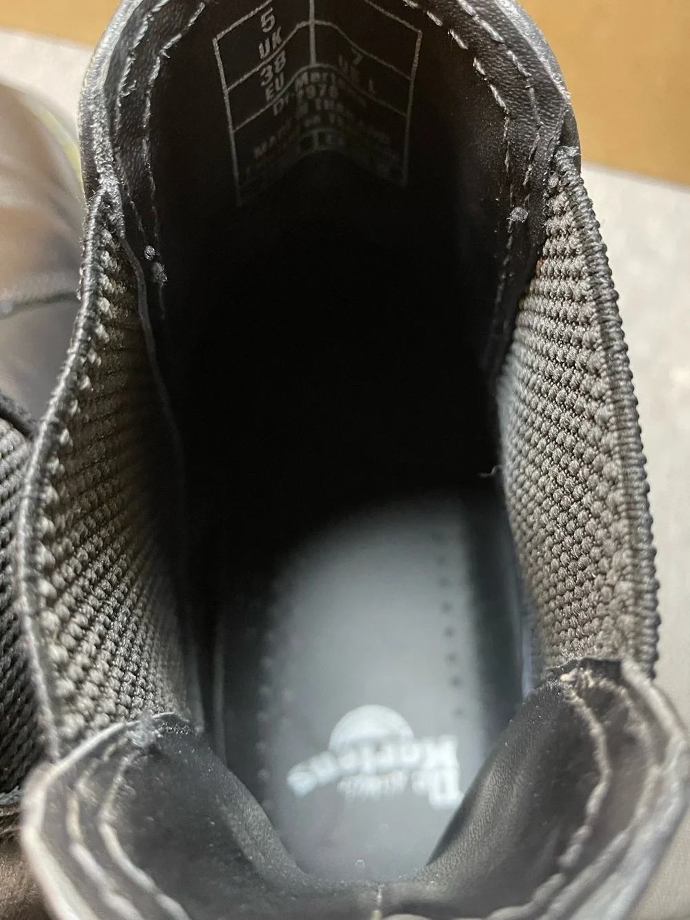 Dr. Martens Black Leather Ankle Boots